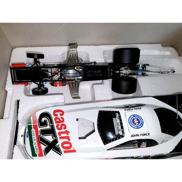 John Force Castrol GTX 2001 Mustang Funny Car Limited Edition Adult Collectible - Picture 6 of 10